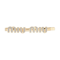 MIU MIU Metal Hair Clips Women's Cornflower Blue