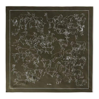 Loro Piana Mulberry Silk Scarves Women's Black
