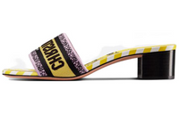 DIOR Dway Slip Resistant Slide Slippers Women's Bright Yellow