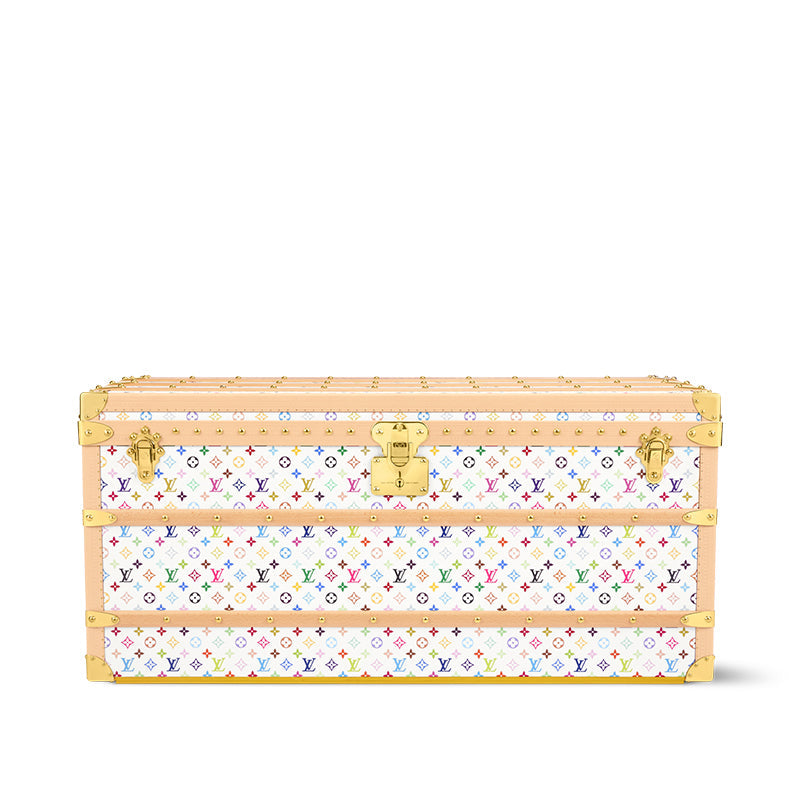 LOUIS VUITTON X Takashi Murakami Courrier Lozine 110 White Multicolored