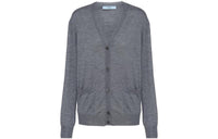 PRADA V-neck Wool-cashmere Cardigan