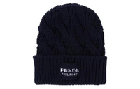 PRADA Polyester Beanies Men's Black