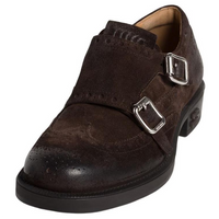 CHURCH'S x MIU MIU Dress Shoes Unisex Dark Brown