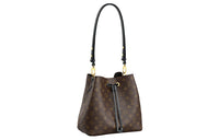 LOUIS VUITTON NÉONOÉ Coated Canvas Handbag Shoulder Bag Regular Women's Brown