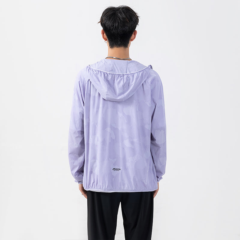 Mizuno UPF50+Logo Outdoor Jacket 'Purple' A2CE3126