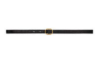 SAINT LAURENT Cow Leather Leather Belts Women's Width: 1.5cm
