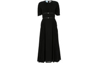 PRADA Short-Sleeved Dresses Women's Black