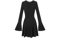 SAINT LAURENT Open-back Flared Minidress
