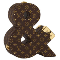 LOUIS VUITTON Metal Wrapped Corners Hard Case Unisex Brown