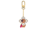 LOUIS VUITTON Metal Keychains Unisex White