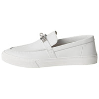 HERMES Game Loafers Men's White