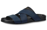 LOUIS VUITTON Mirabeau Slide Slippers Men's Sea Blue