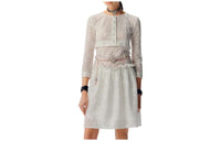CHANEL 23 New Spring And Summer Arrivals Long-Sleeved Dresses Women's White