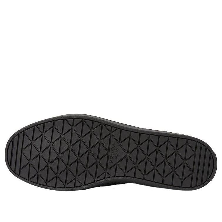 PRADA FS25 Leather Sneakers 'Black' 2EE442-013-F0002