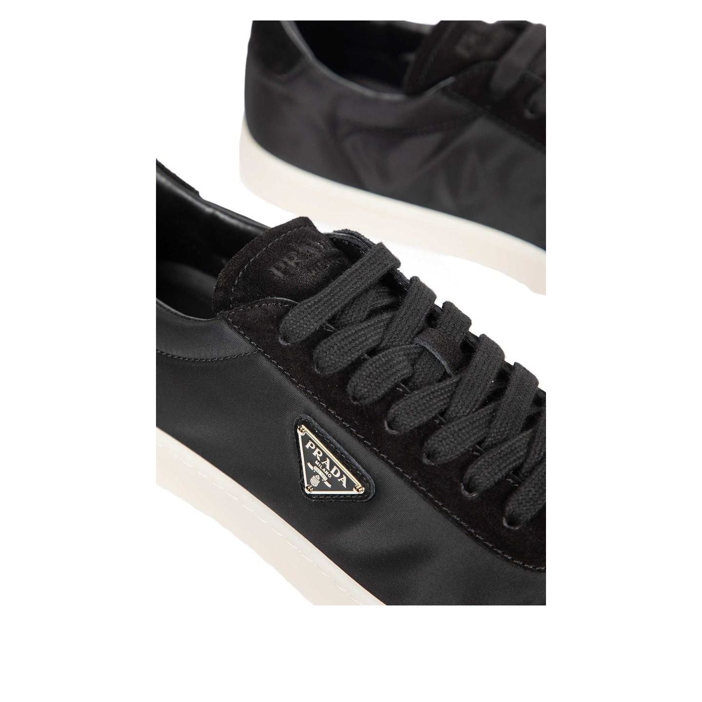 PRADA FS25 Suede Sneakers 'Black' 2EE454-D7C-F0632