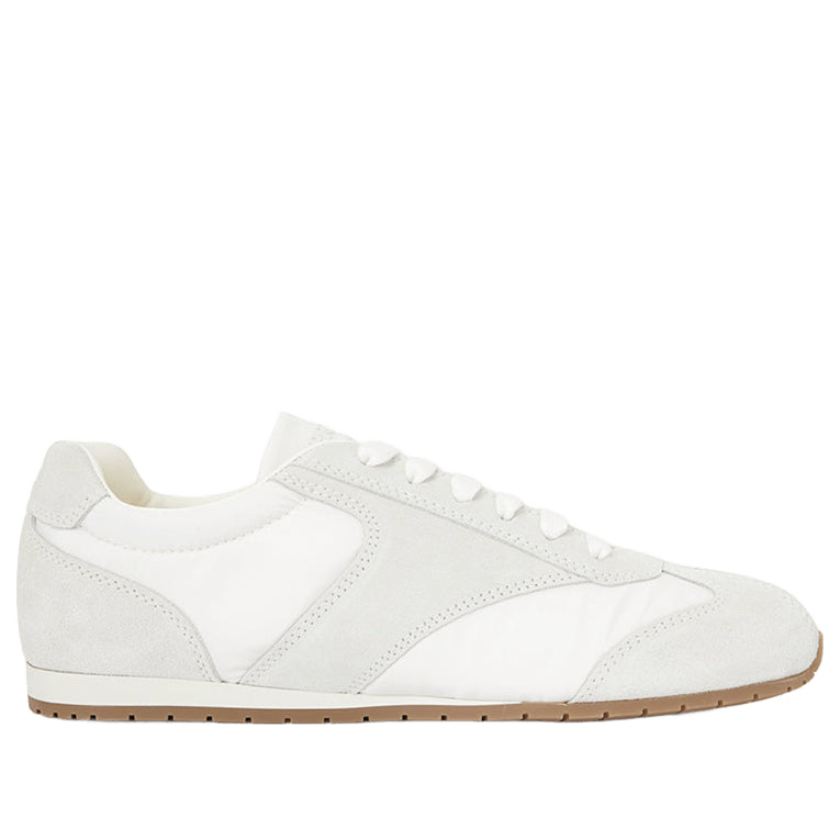 PRADA FW25 Nylon and Suede Sneakers 'White' 2EE465-D7R-F0009