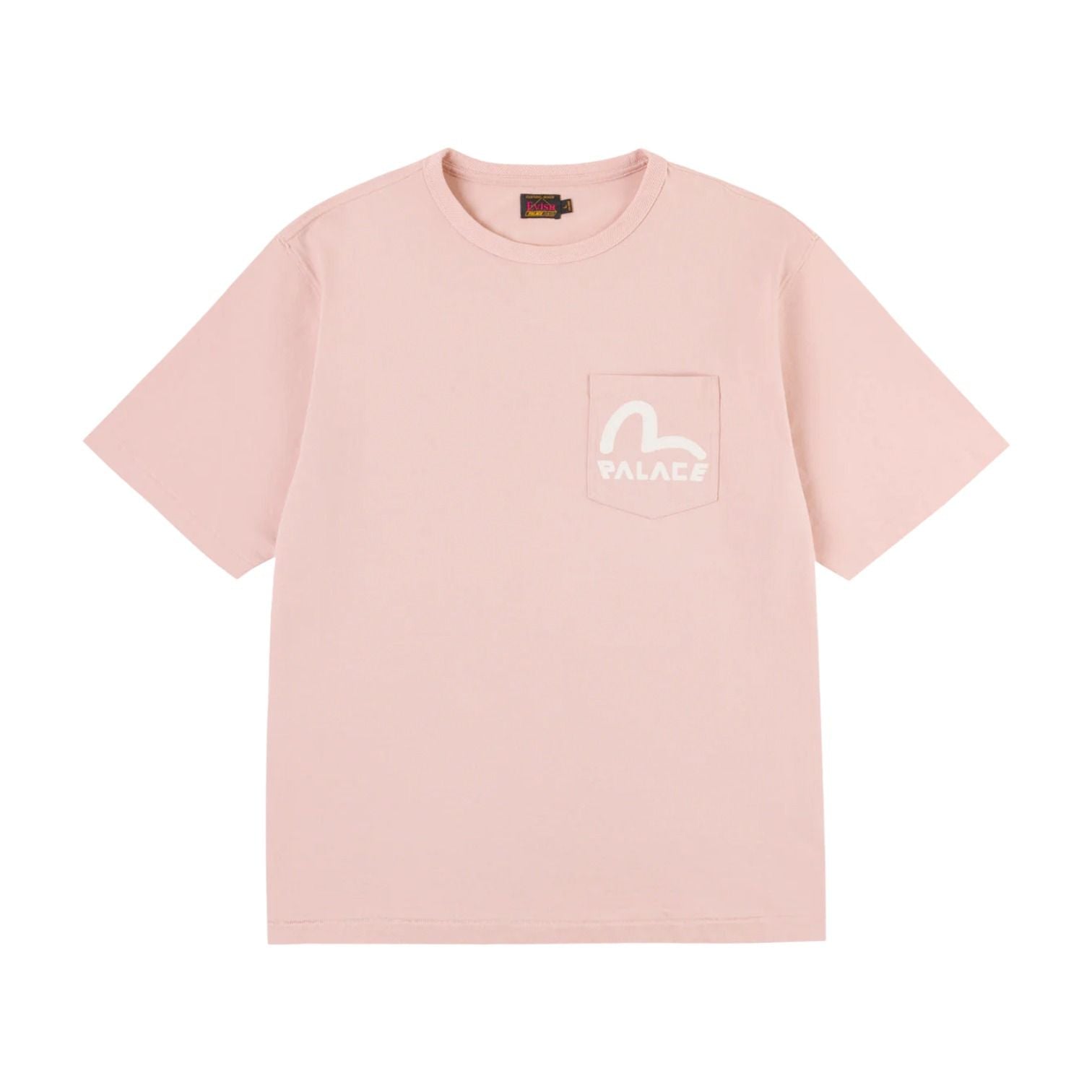 Palace x EVISU Heavy Wash T Shirt 'Misty Pink' P30ES244