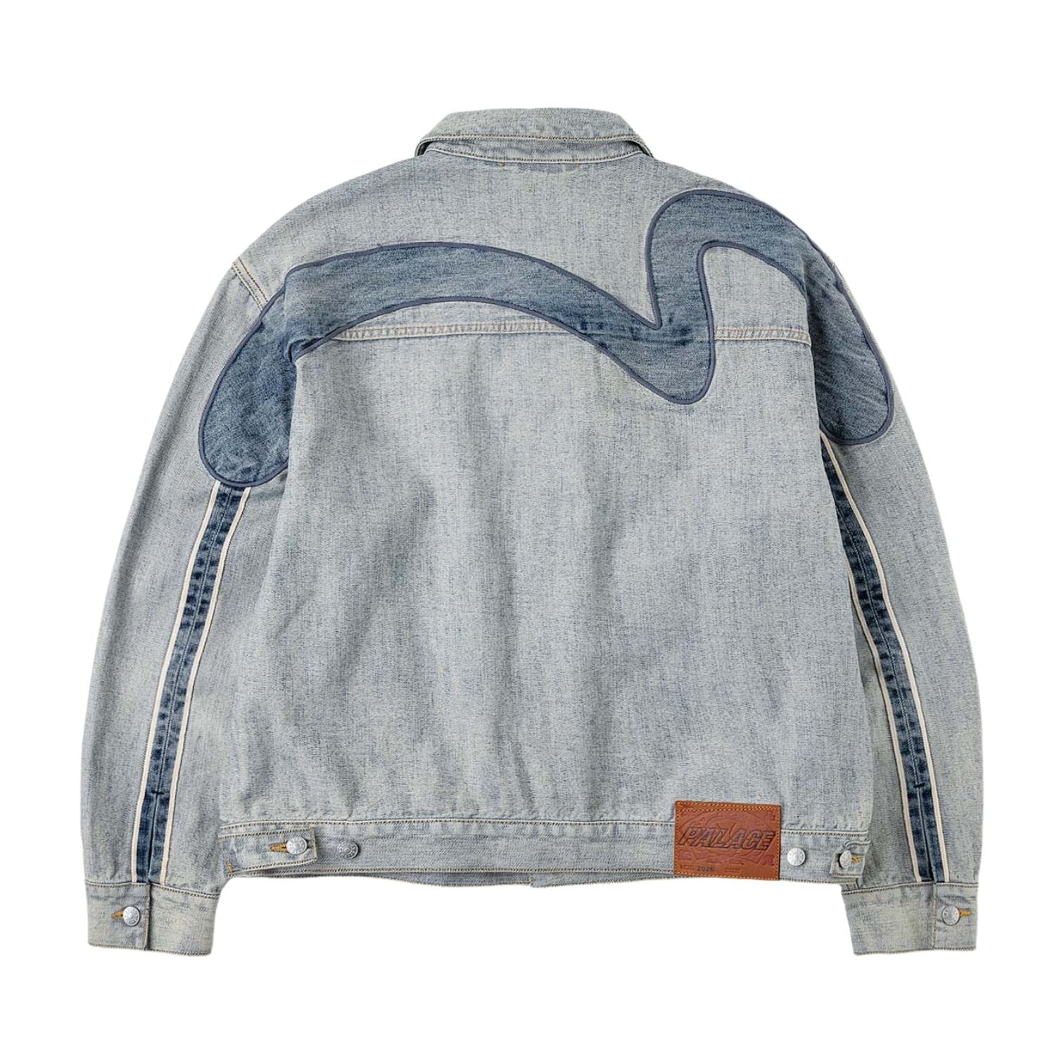 Palace x EVISU Type 2 Denim Jacket 'Reverse Indigo' P30JK195