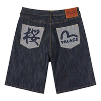 Palace x EVISU Long Denim Short 'Indigo' P30ST115