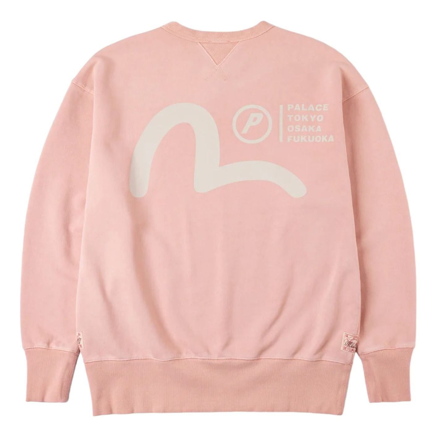 Palace x Evisu Multi-City Seagull Logo Sweatshirt 'Misty Pink' P30CS264