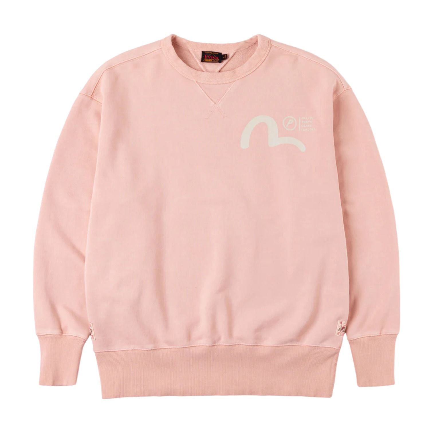Palace x Evisu Multi-City Seagull Logo Sweatshirt 'Misty Pink' P30CS264