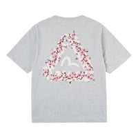 Palace x EVISU Heavy Wash T Shirt 'Grey Marl' P30ES242