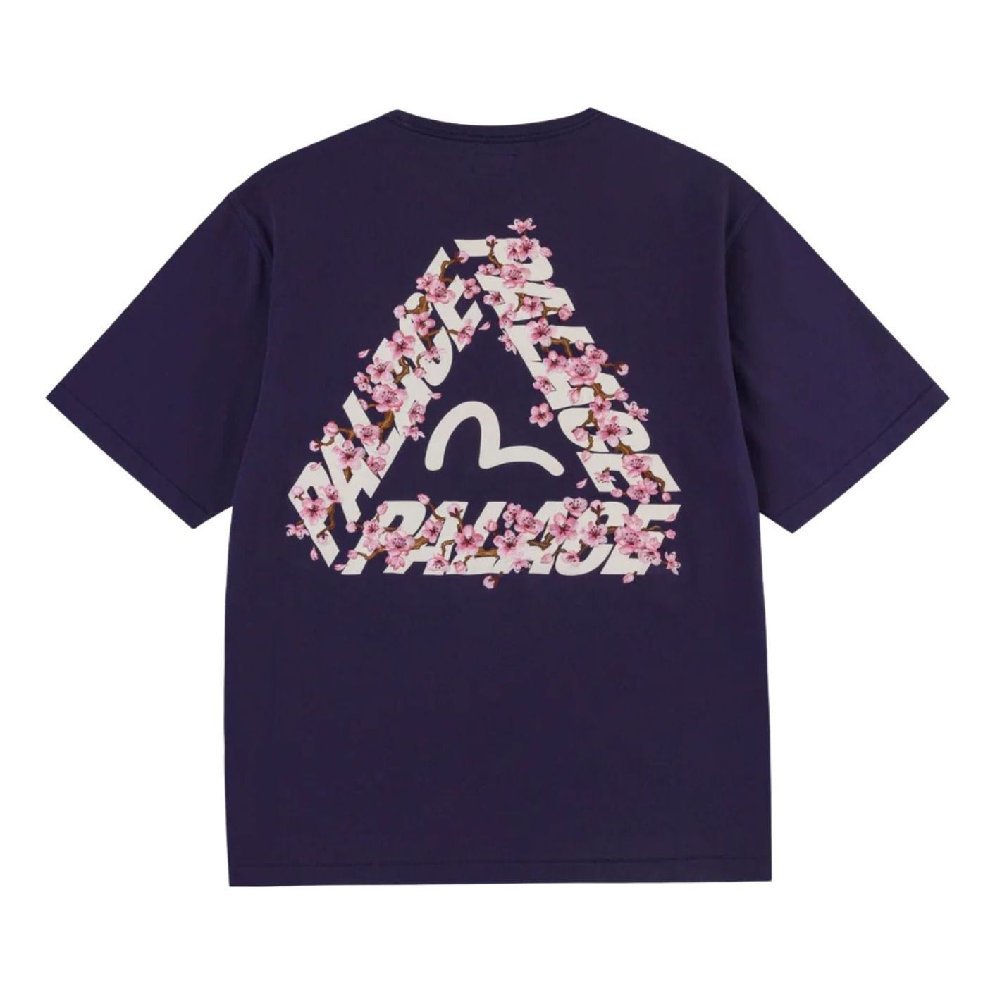 Palace x EVISU Heavy Wash T Shirt 'Navy' P30ES241