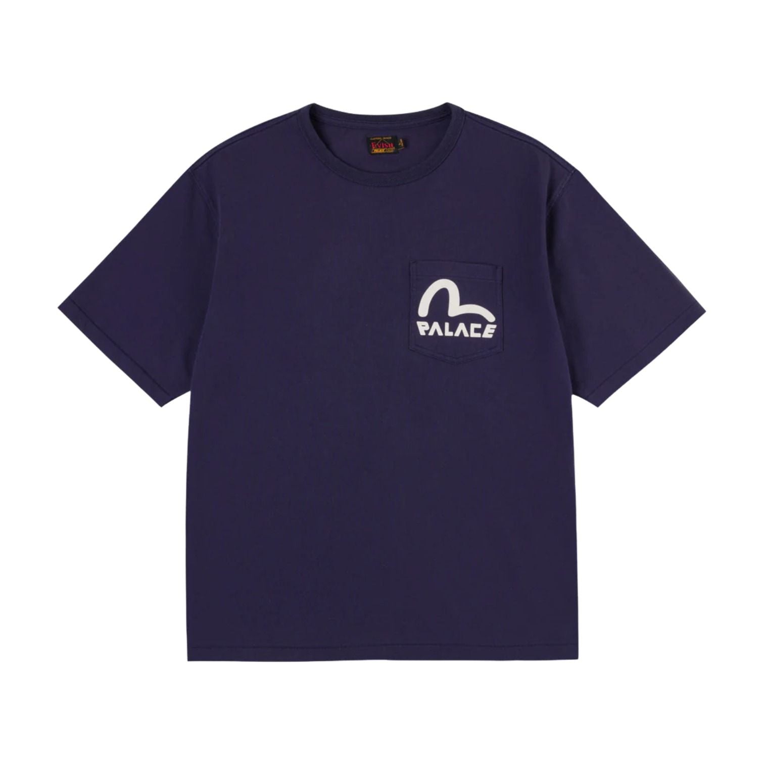 Palace x EVISU Heavy Wash T Shirt 'Navy' P30ES241