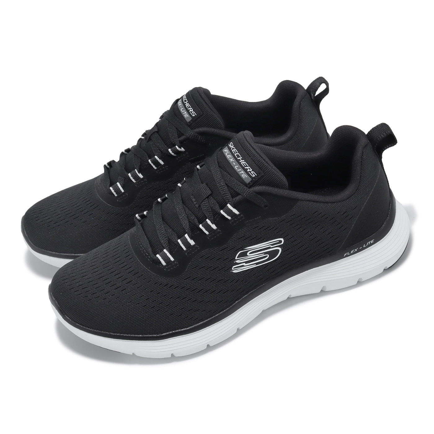 (WMNS) Skechers Flex Appeal 5.0 'Black White' 150201-BKW