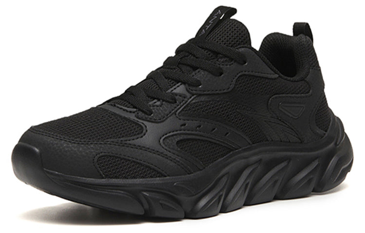 (WMNS) ANTA Running Series Sneakers 'Pure Black' 122245575-8