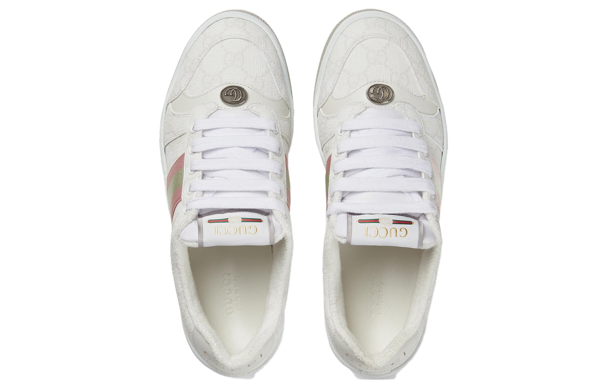 (WMNS) Gucci Screener sneaker 'White GG Supreme' 771134-96GE0-9058