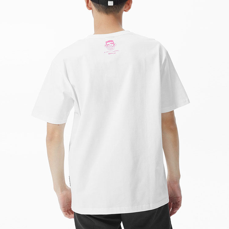 New Balance Graphic Logo T-shirt Asia Sizing 'White' AMT21553-WT
