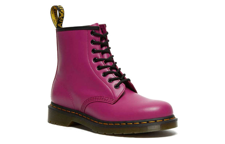 Dr.Martens 1460 Smooth Leather Lace Up Boots 'Pink' 27139673