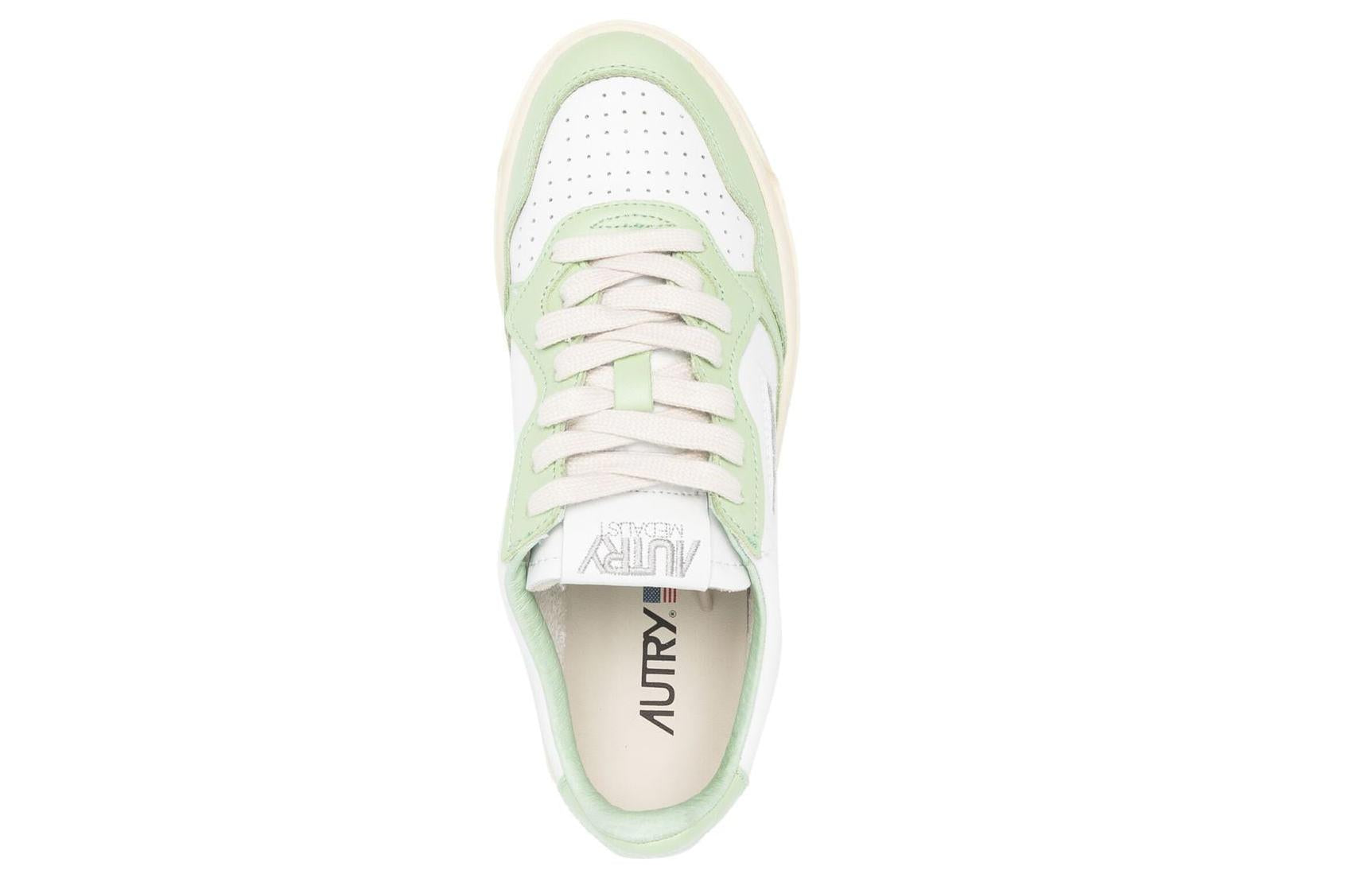 (WMNS) AUTRY Medalist Low Top Bicolor 'White Green' AULW-WB24