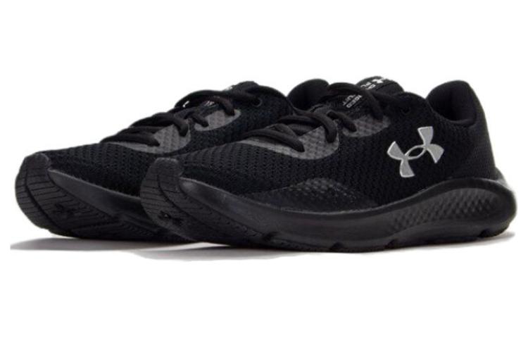 (WMNS) Under Armour Charged Pursuit 3 Running Shoes 'Black' 3024889-003