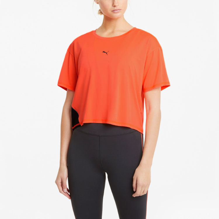 (WMNS) PUMA COOLadapt Running T-Shirt 'Orange' 520396-84