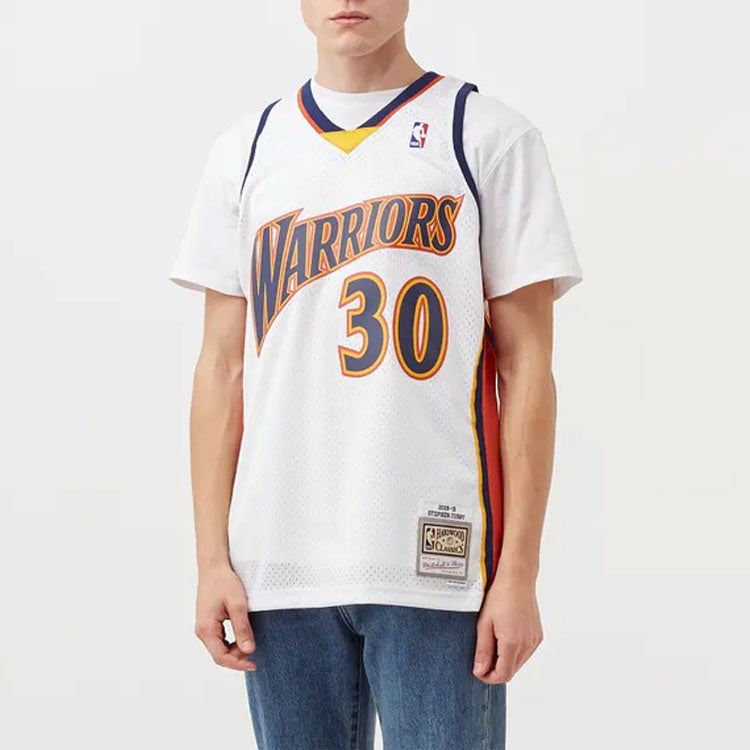 M&N G2 Swingman Warriors '0910 #30'  Stephen Curry SMJYGS18169-GSWWHIT09SCU