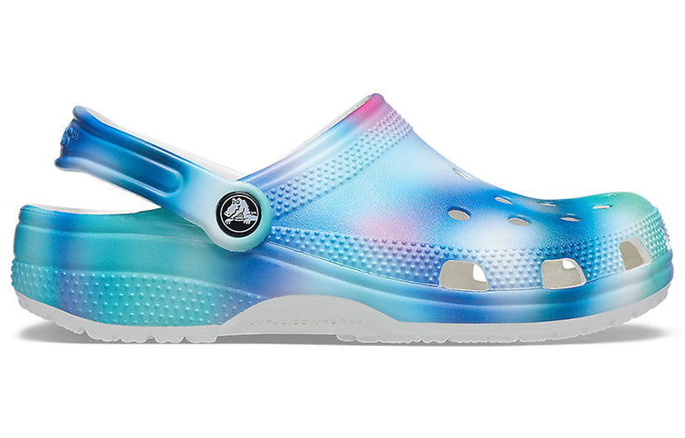Crocs Colorful Crocs Beach Unisex Multi-Color White Sandals 207556-94S