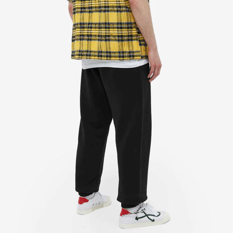 Palm Angels SS22 Side Logo Sweatpants 'Black White' PMCH010C99FLE0011001