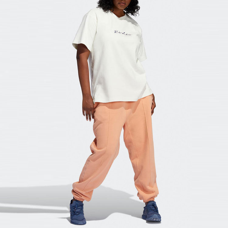 adidas originals x IVY PARK Crossover Casual Solid Color Bundle Feet Long Pants/Trousers Red Pink H61691