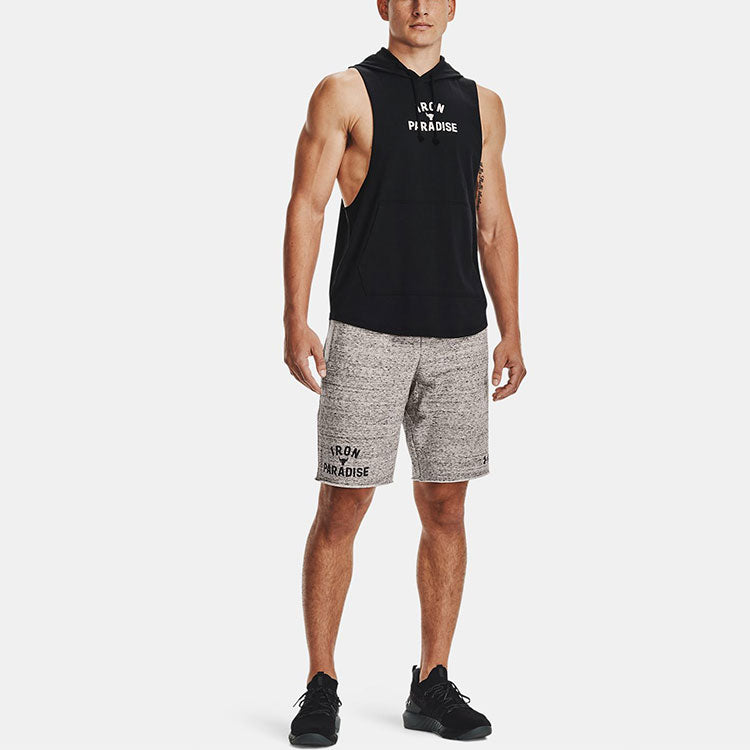 Under Armour Project Rock Gym Hoodie Sleeveless 'Black' 1365215-001