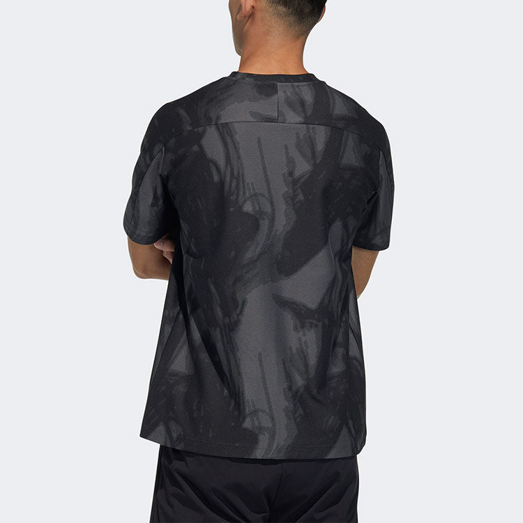 adidas Wj Top Sports Casual Round Neck Short Sleeve Black GP0865