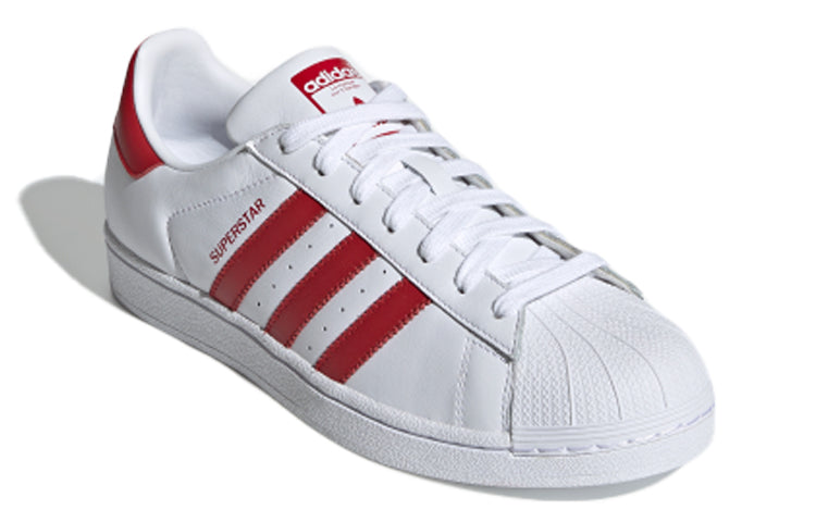 adidas Superstar 'Cloud White Scarlet' BD7420