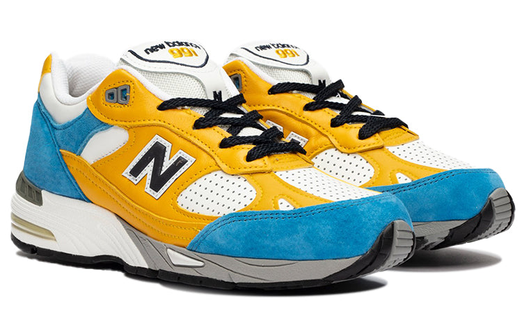(WMNS) New Balance Sneakersnstuff x 991 Made in England 'Blue Yellow' W991EF