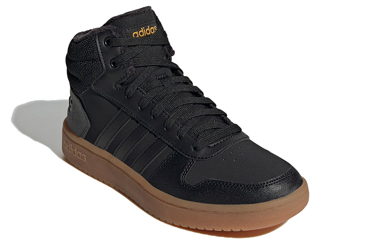 (WMNS) adidas Hoops 2.0 Mid 'Black Brown' FW3501