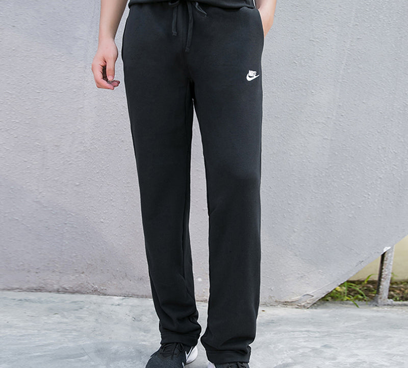Nike Sportswear Club Athleisure Casual Sports Drawstring Long Pants Black 804400-010