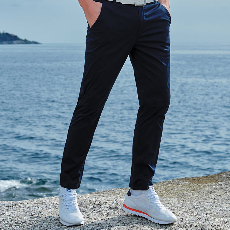 FILA Straight Woven Casual Pants Blue F61M028806F-NV