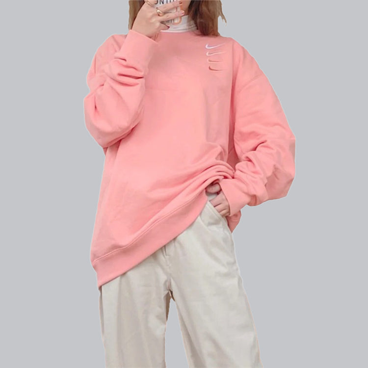 Nike Swoosh Gradient Pullover Round Neck Pink DA3193-618