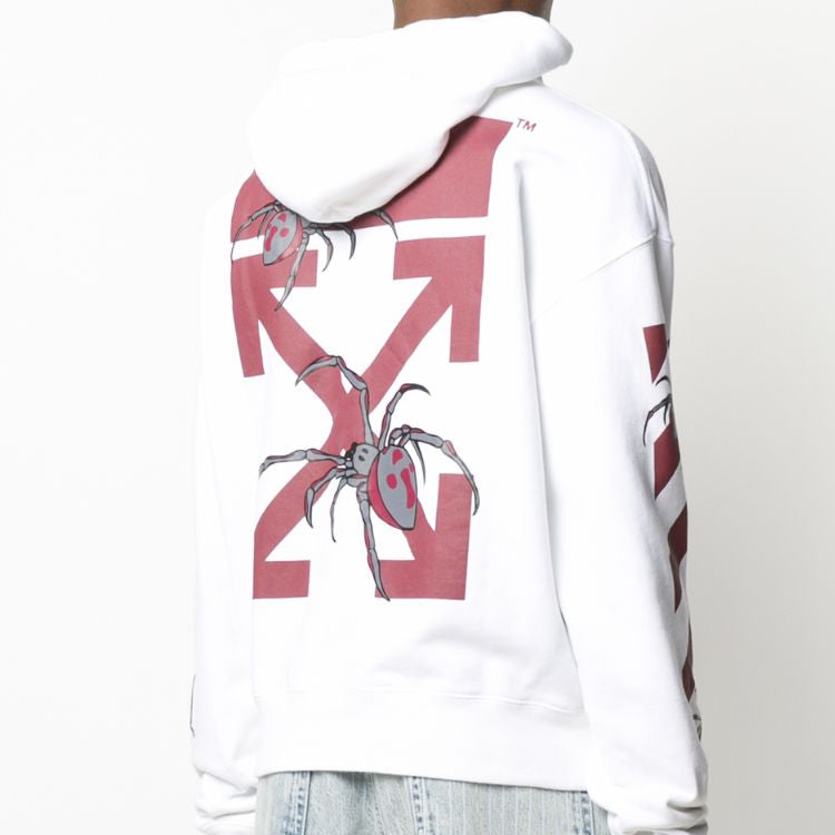 Off-White Spider Arrows Logo Hooded Sweater OMBB037S20E300010124