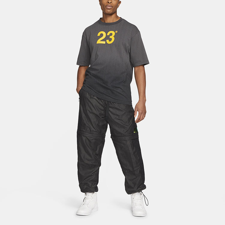 Air Jordan 23 Engineered Convertible 2-In-1 Removable Checkered Sports Trousers For Men Black CV2789-010